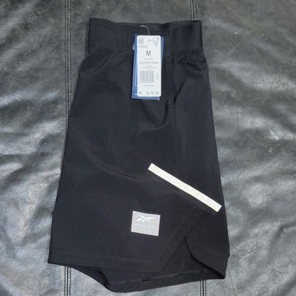Reebok Men’s Black Athletic Shorts